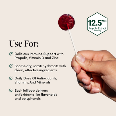 Kid’s Throat Soothing Lollipops - Elderberry