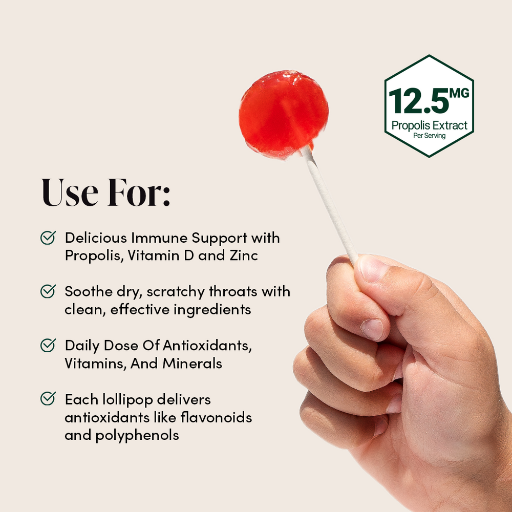 Kid’s Throat Soothing Lollipops - Watermelon