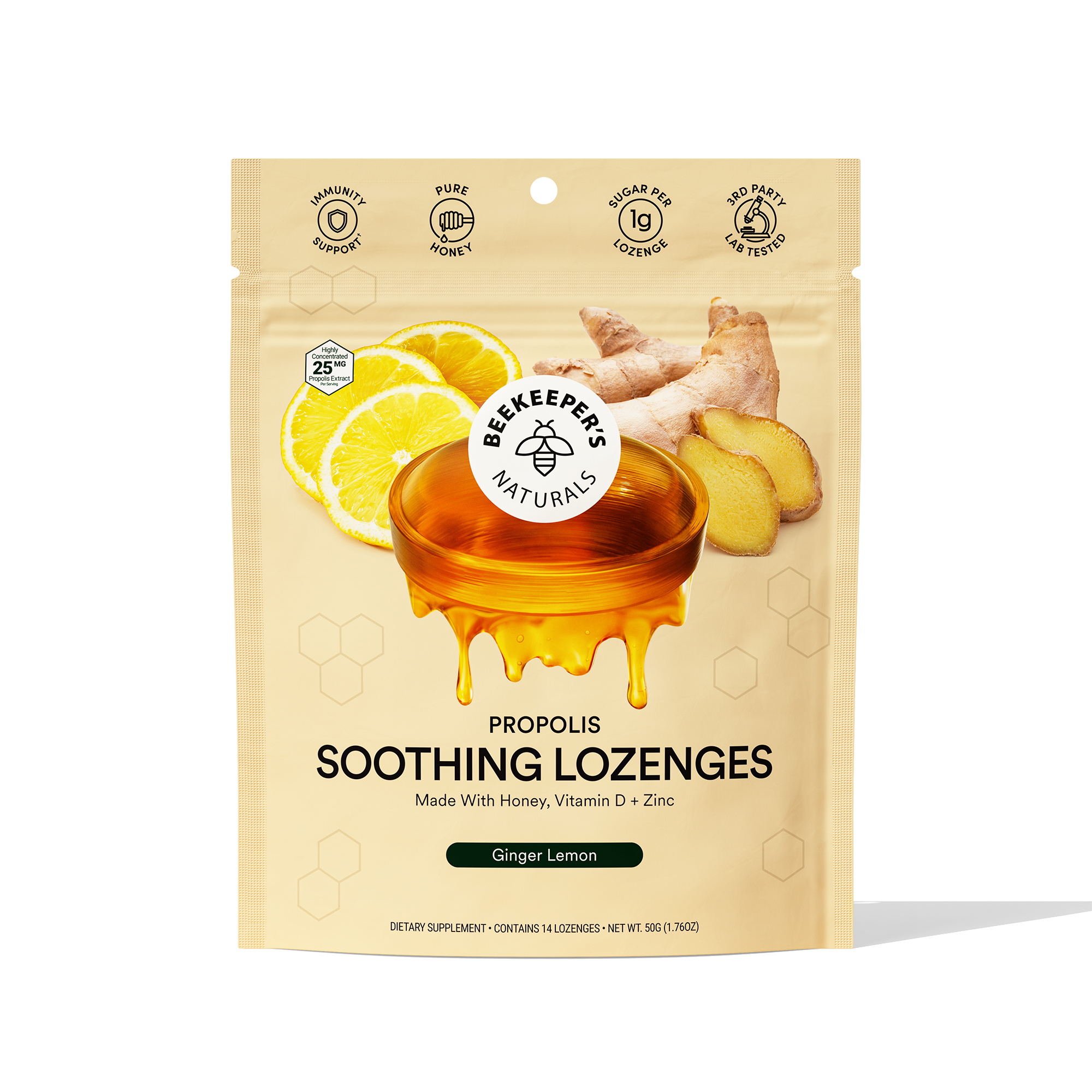 Ginger Lemon Soothing Lozenges