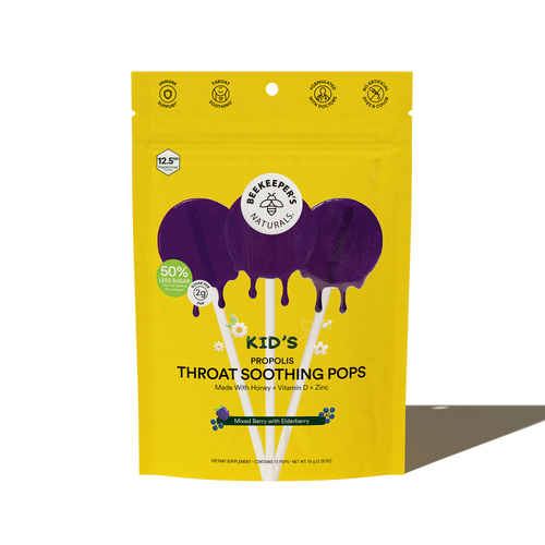 Kid’s Throat Soothing Lollipops - Elderberry