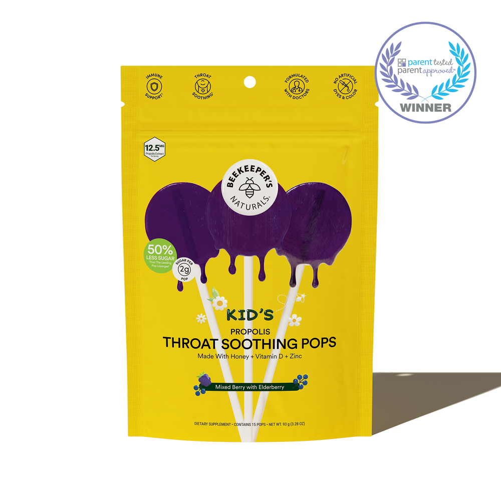 Kid’s Throat Soothing Lollipops - Elderberry